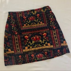 H & M | Coachella Collection Floral Mini Skirt